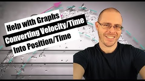 How to Convert a Velocity/Time Graph to a Position/Time Graph