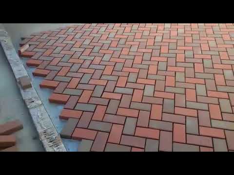 Технология укладки тротуарной плитки
