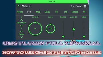 how to use gms in fl studio mobile || Full Hindi GMS tutorial || gms plugin fl studio mobile free