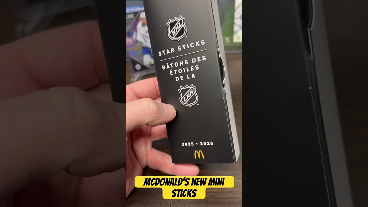 McDonald’s New Mini Sticks 2026! #shorts #nhl #hockey
