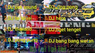 DJ karnaval terbaru 2019 👏 DJ cek sound, DJ lai lai lai, DJ thailand, DJ pong pong, DJ ping pong