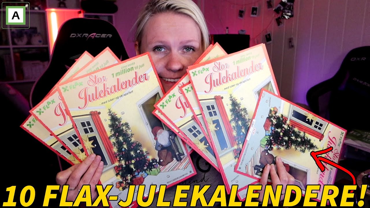 SKRAPER 10 FLAX-JULEKALENDERE! 🎅 (Vinner....)