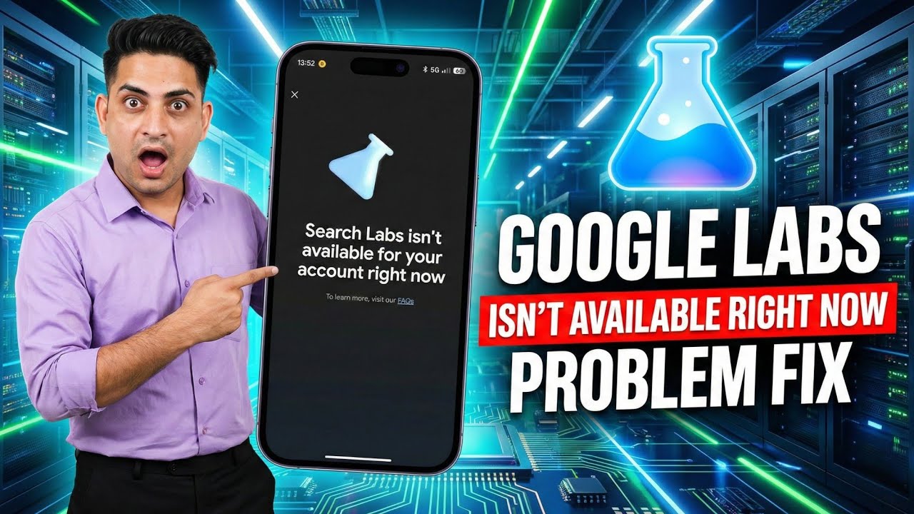 Search Labs Isn't Available For Your Account Right Now Google Labs Problem Today Fix 2026