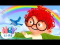 As cores do arco-íris 🌈 | Música Infantil | HeyKids em Português
