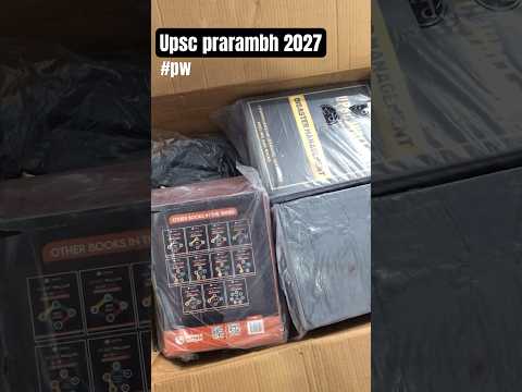 UPSC study material for Prarambh batch 2027💯#upsc #physicswallah #pw #ias #studyvlog #prarambh