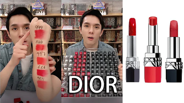 DIOR (全套迪奧烈艷藍金唇膏) Rouge Dior Ultra Rouge & Rouge Dior | 999 | 888 | 777 | 666 | 555 | 844 | - 天天要聞