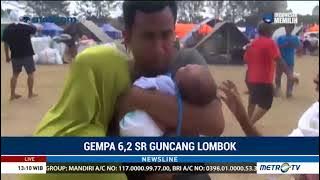 Lombok Kembali Diguncang Gempa Besar, Video Kepanikan Warga Saat Gempa 6,2 SR