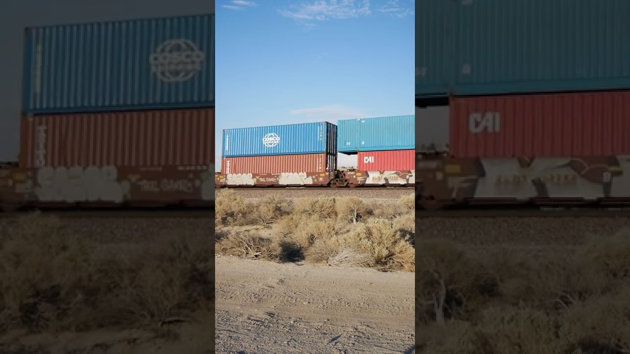 BNSF 7378 WESTBOUND PORT STACKS MP 10.8 CAJON SUBDIVISION