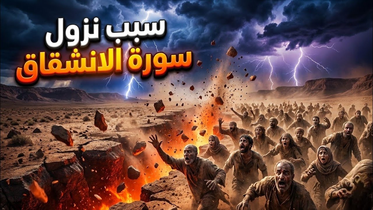 سبب نزول سورة الانشقاق كاملة | تكذيب كفار مكة للبعث ونهايتهم المستحقة