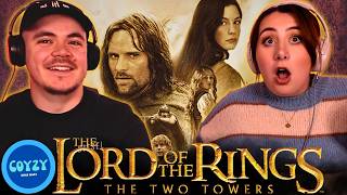 The Lord of the Rings: The Two Towers (2002) | REACTION | First Time Watching | LOTR