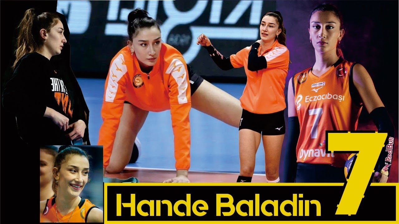 Hande Baladin Eczacibasi Dynavit Volleyball Player in Action 2022