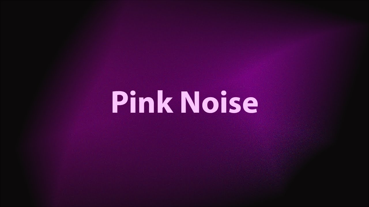 Pink Noise for Sleep – 10 Hours (Black Screen)