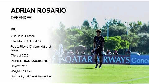 Adrian Rosario 2022-2023 Season Highlights