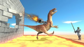 Flying Through Blocks and Lava - Animal Revolt Battle Simulator