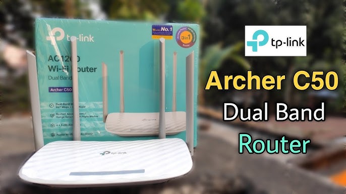 TP-Link Router WiFi de banda dupla confiável AC1200 (Archer C50