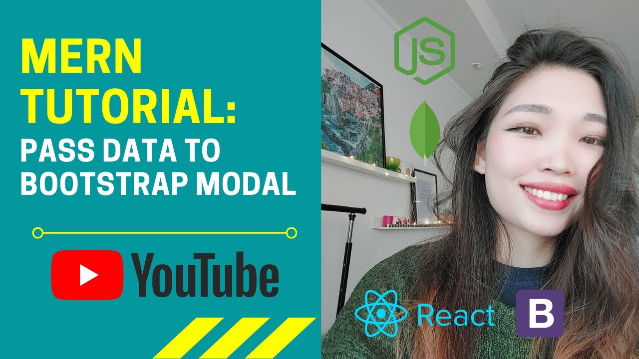 Pass Data From MongoDB to React Modal | MERN Tutorial - YouTube