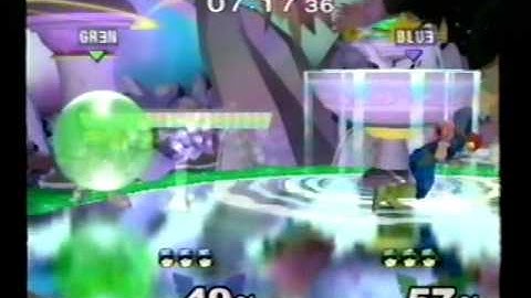 DDRKirby(ISQ) - 3-23,24-11 - SSBM - #99 - Green(Falcon) vs. Blue(Falcon).MPG