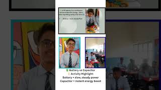 Battery vs Capacitor Explained in 30 Seconds! ⚡💡 #Shorts#viral