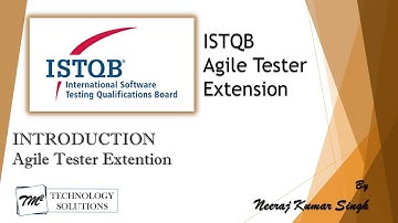 ISTQB Agile Tester Extension | Introduction | ISTQB Tutorials