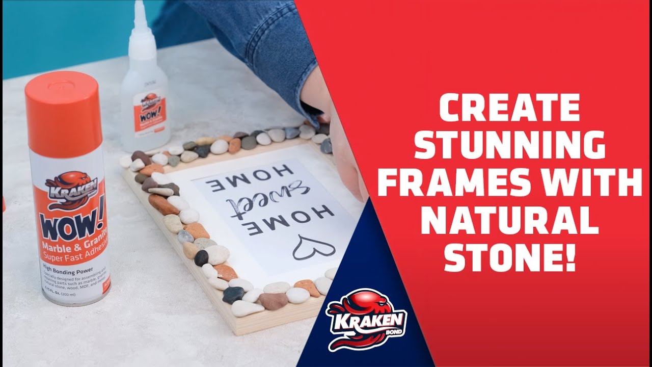 KrakenBond WOW! Marble & Granite Super Fast Adhesive - The Best Solution for Stone & Marble