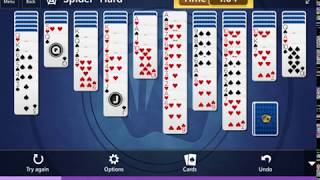 Microsoft Solitaire Collection: Spider - Hard - June 24, 2016