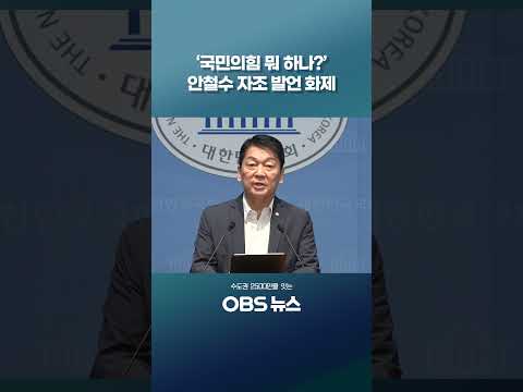 "이재명 정부 <strong>실책</strong> 극에 달하는데.." #쇼츠 #안철수 #국민의힘 #이재명정부