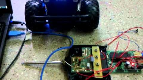Remote Controlled Vehicle using PIC18F4550