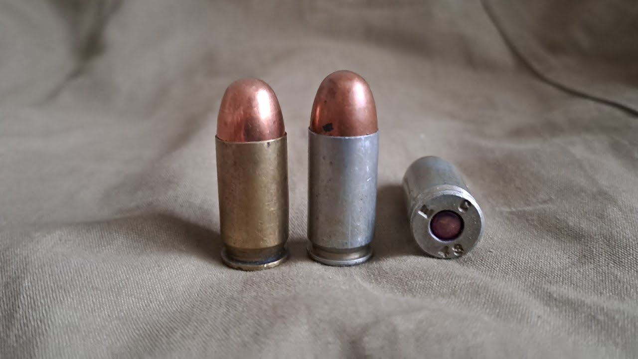 WW2 US .45 ACP Rounds Steel Cased World War Two U.S. 