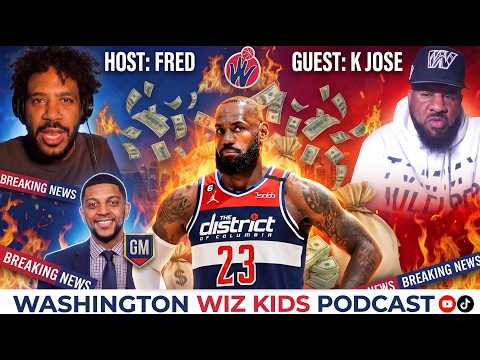 Thumbnail for LeBron James to the Wizards?! + Trae Young's DC Debut & AD Update ft. K Jose