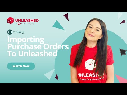 Importing Purchase Orders