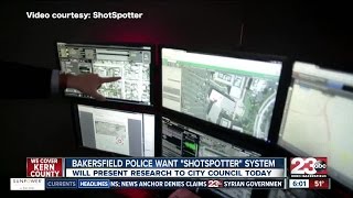 Bakersfield Police presenting ShotSpotter System to City Council