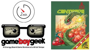 Centipede (Allegro 2-min) Review with the Game Boy Geek