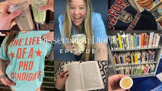 Dissertation Diaries: Episode 1