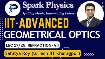 Geometrical Optics Lec 17/25 | Spark Physics: IIT-Advanced Series: Class XII | Sahitya Roy (IIT KGP)
