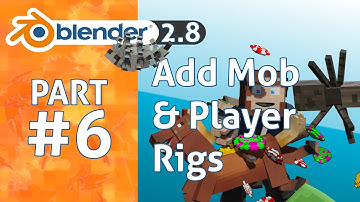 Import character rigs  in 1 minute | Blender 2.8 Minecraft Animation Tutorial #6