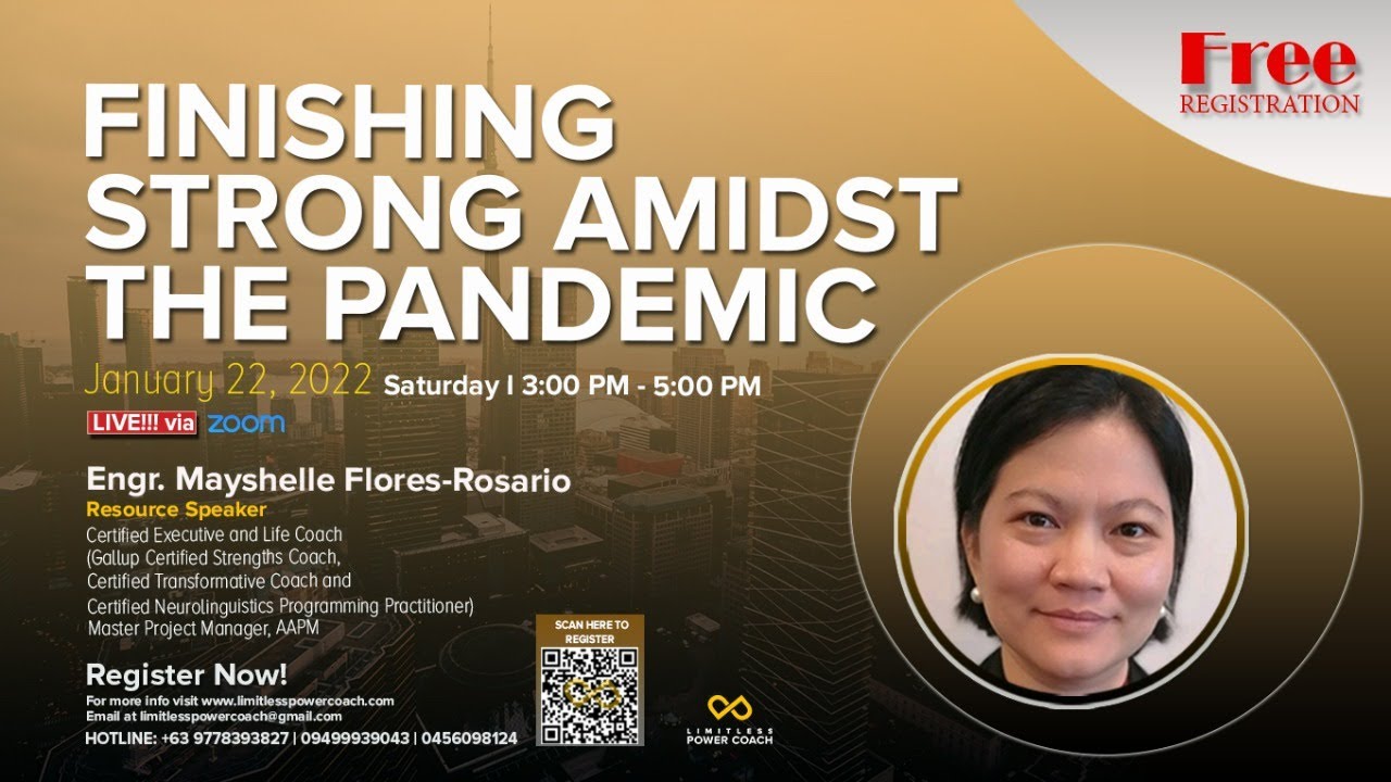 Finishing Strong Amidst the Pandemic (Free LIVE Webinar)