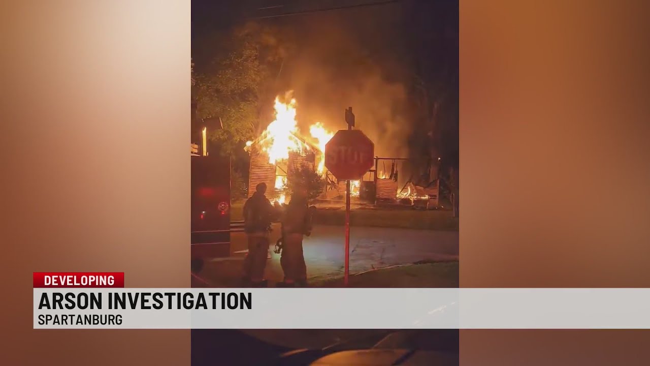 House fire under investigation in Spartanburg Co. - YouTube