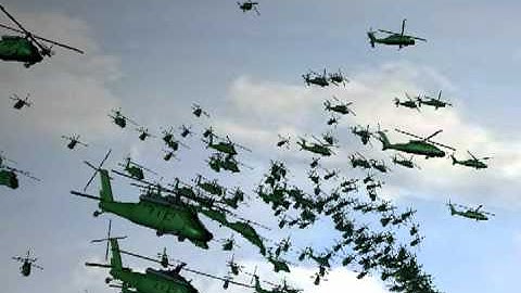 Particle Instance Helicopters!