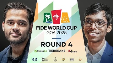 ARJUN, PRAGG BATTLE FOR SURVIVAL | FIDE WORLD CUP ROUND 4 TIEBREAKS