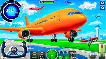 Flight Airplane City Pilot Simulator - Plane Boeing Emergency Landing - Android GamePlay 