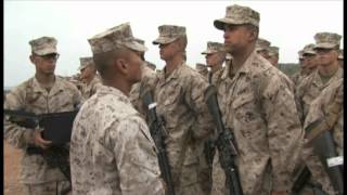 Mike Company Eagle, Glove & Anchor Ceremony