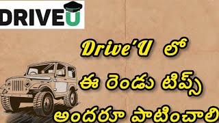 Driveu Driver Tips