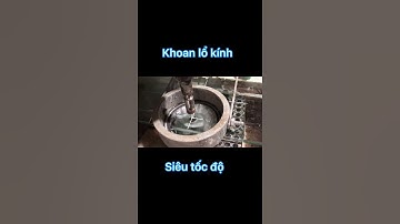 Khoan lổ kính nhanh chóng mặt mà không bể và sò