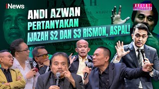 Andi Azwan Bikin Rismon Terdiam, Beber Rahasia yang Ditakuti  | Rakyat Bersuara | 1/7