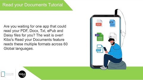 How to use Read your Documents on Kibo App? | Tutorial | Kibo App