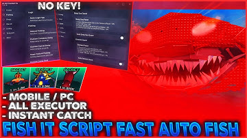 Roblox Fish It Script NO KEY - Instant Catch, Max Luck, Get Any Rod & Fish Spawner! 🎣