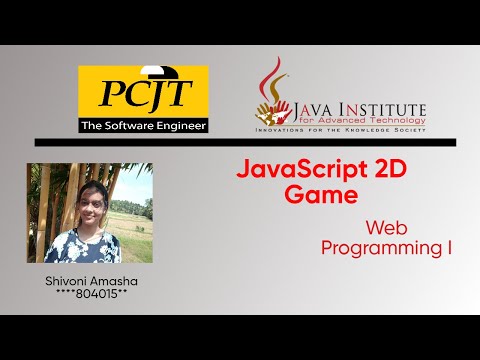 JavaScript 2D Game | Web Programming 1 |