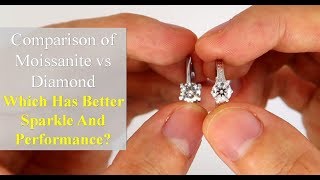 Moissanite vs Diamond - Side by Side Comparison of Performance