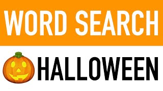 Word Search Puzzles #7 - Find All 20 Halloween Words with Family and Friends (2020)