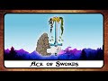 Ace of swords tarot card meaning  reversed secrets history 